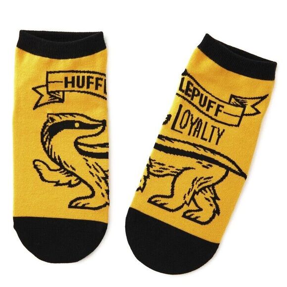 3 Pairs Wizarding World Harry Potter Ravenclaw Hufflepuff Slytherin Ankle Socks - Picture 7 of 8